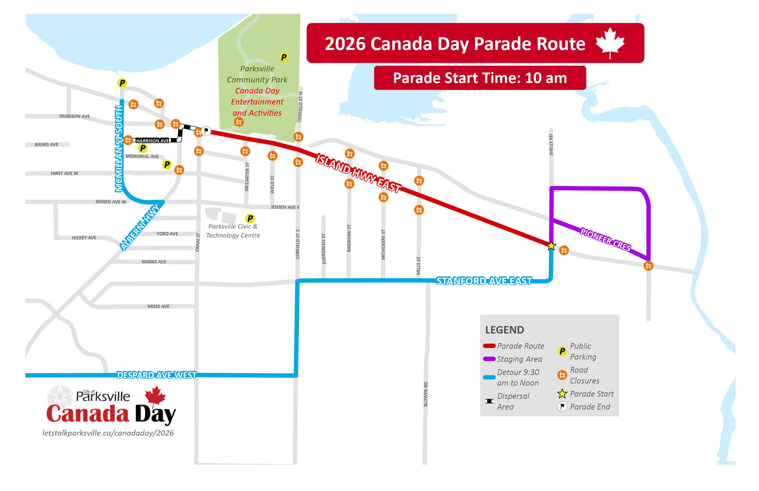 Canada Day in Parksville 2026 | Let's Talk Parksville